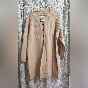 Boden Cream Cardigan Sweater Classic Knit